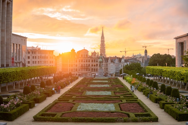 Scenic view of Brussels, Belgium