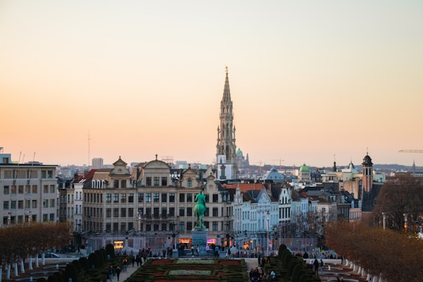Scenic view of Brussels, Belgium