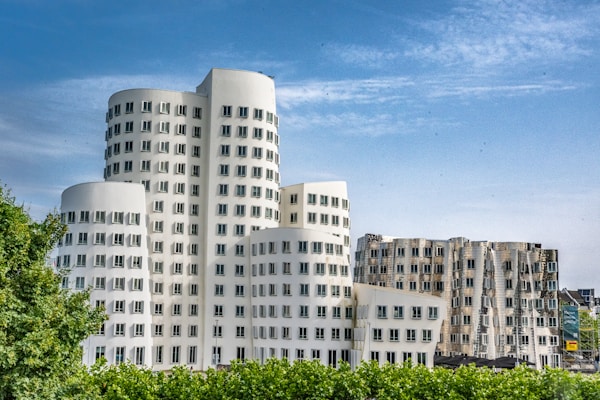 Scenic view of Dusseldorf, Germany