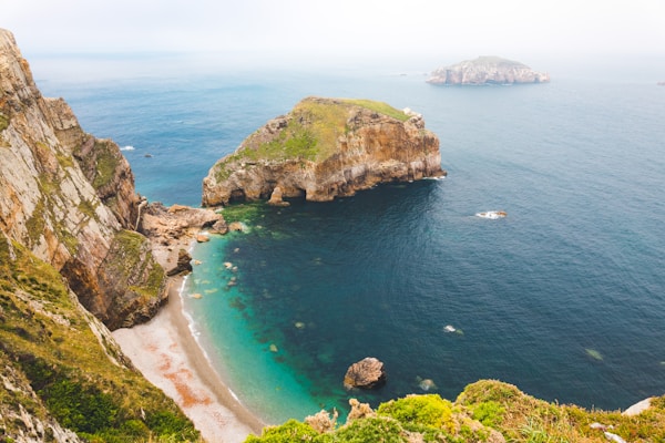 Scenic view of Gijon, Spain