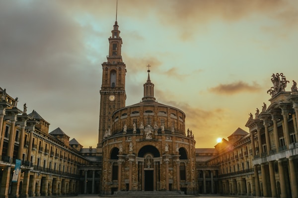 Scenic view of Gijon, Spain