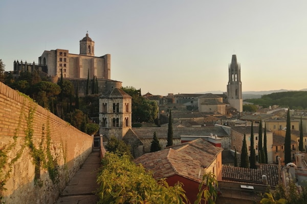 Scenic view of Girona, Spain