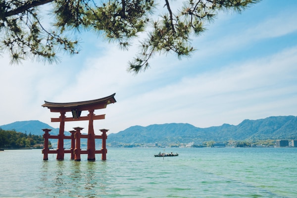Scenic view of Hiroshima, Japan