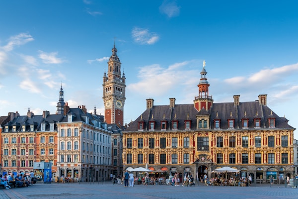 Scenic view of Lille, France