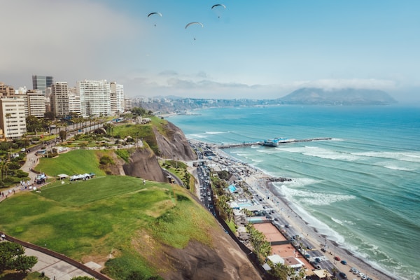 Scenic view of Lima, Peru