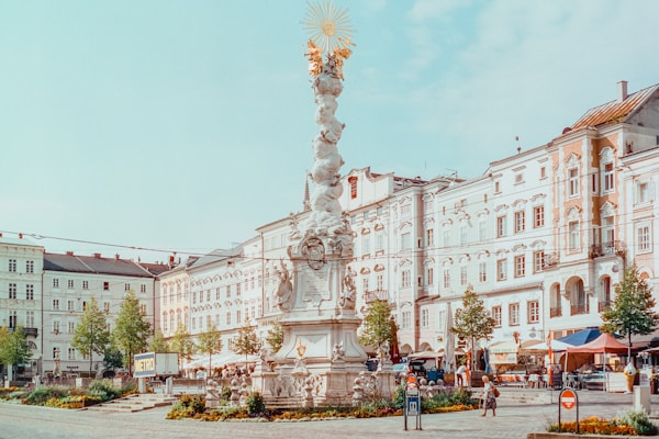 Scenic view of Linz, Austria