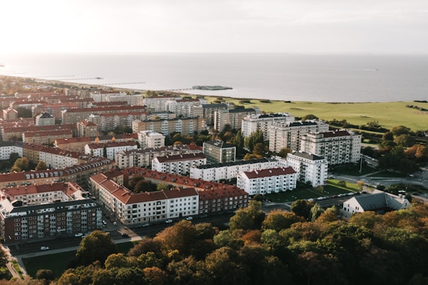 Scenic view of Malmö, Sweden
