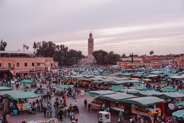 Scenic view of Marrakesh, Morocco