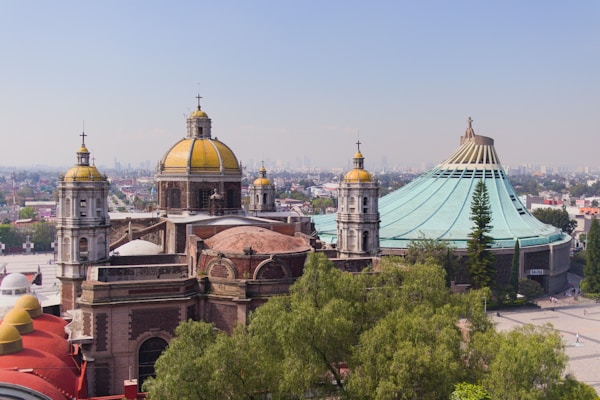 Scenic view of Mexico City, Mexico