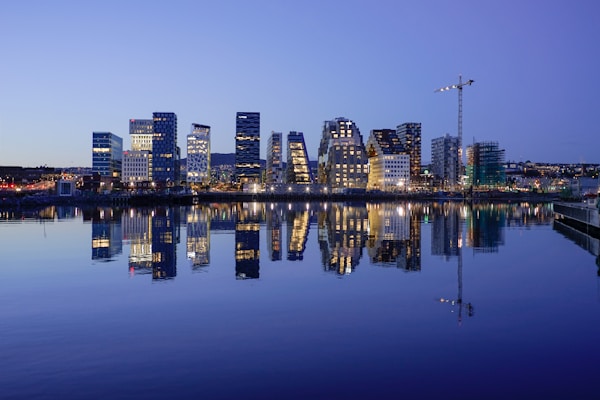 Scenic view of Oslo, Norway