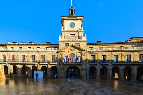 Scenic view of Oviedo, Spain