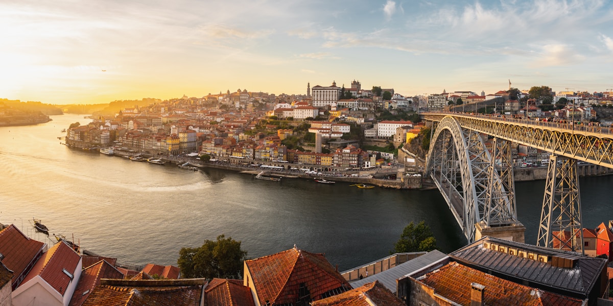 A scenic view of Porto, Portugal