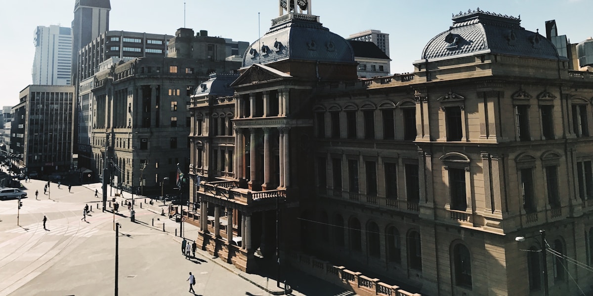 Una vista panorámica de Pretoria, South Africa