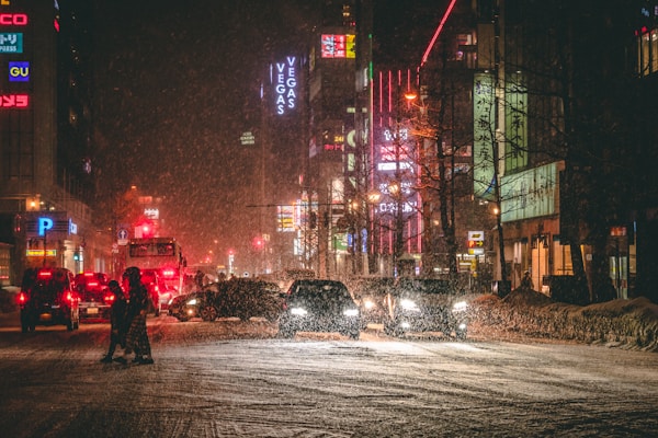Scenic view of Sapporo, Japan