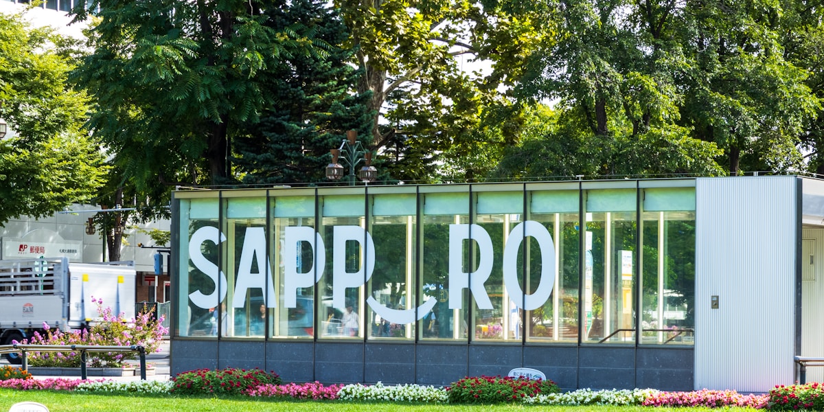 A scenic view of Sapporo, Japan