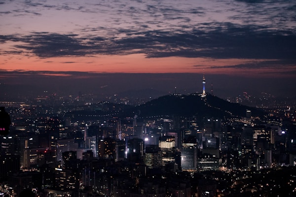 Scenic view of Seoul, South Korea