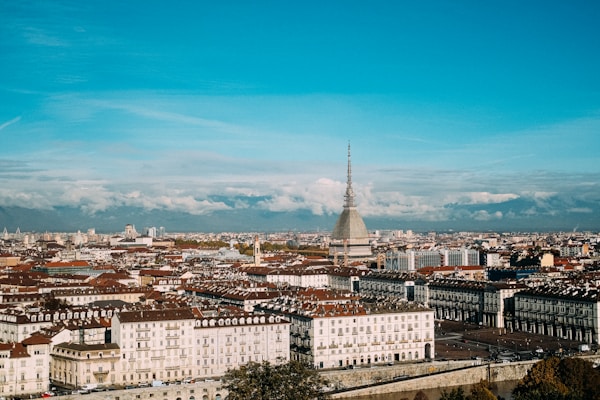 Scenic view of Turin, Italy