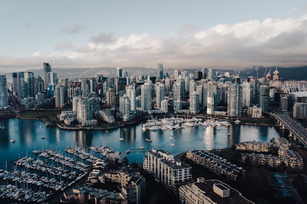 Scenic view of Vancouver, Canada