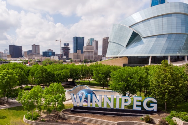 Scenic view of Winnipeg, Canada