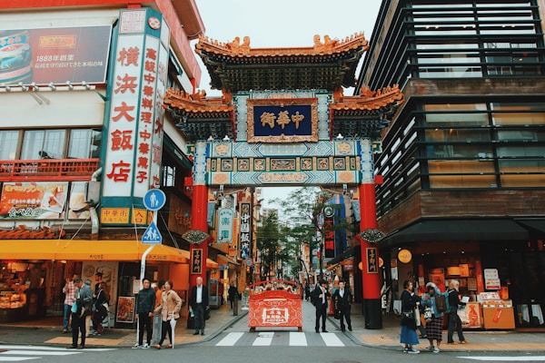 Scenic view of Yokohama, Japan