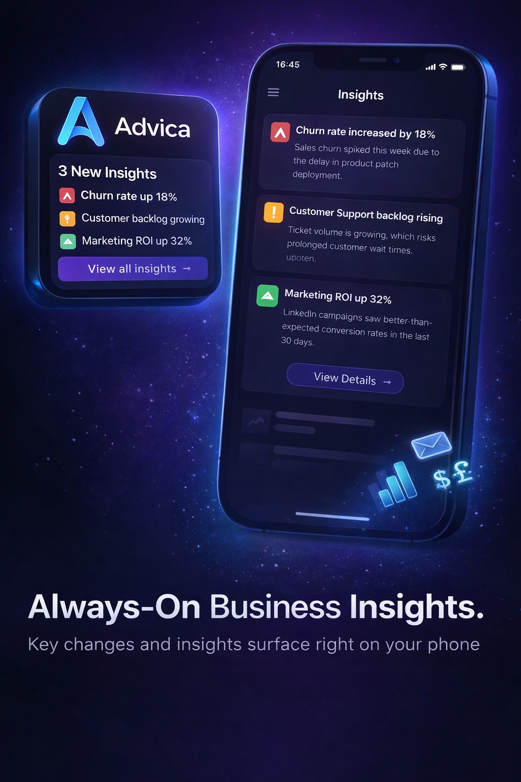 Abstract background for the hero section.