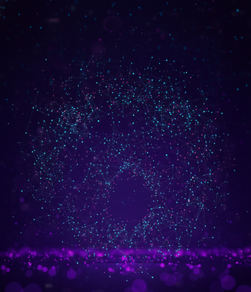 Abstract background for the hero section.