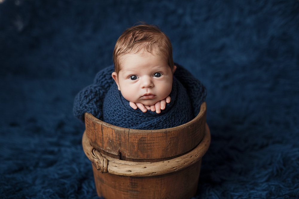 Einfühlsame Neugeborenenfotografie Hamburg - Newborn Art Bild 2