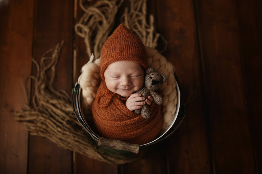 Einfühlsame Neugeborenenfotografie Hamburg - Newborn Art Bild 3