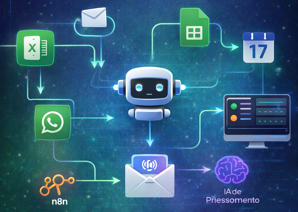 Abstract automation background