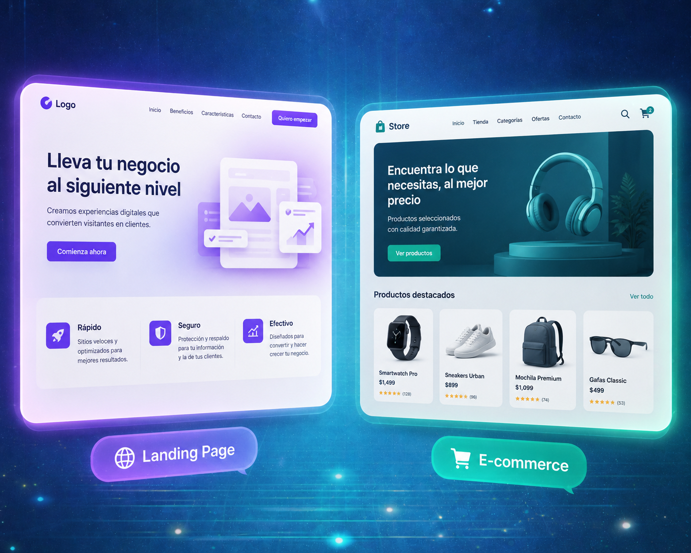 Desarrollo de páginas web profesionales por CreAI Studio