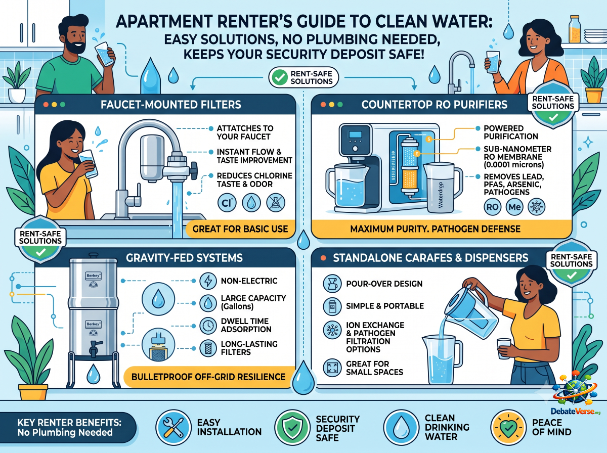 The Renter's Guide to Clean Water: High-Performance Filtration Without Losing Your Security Deposit image