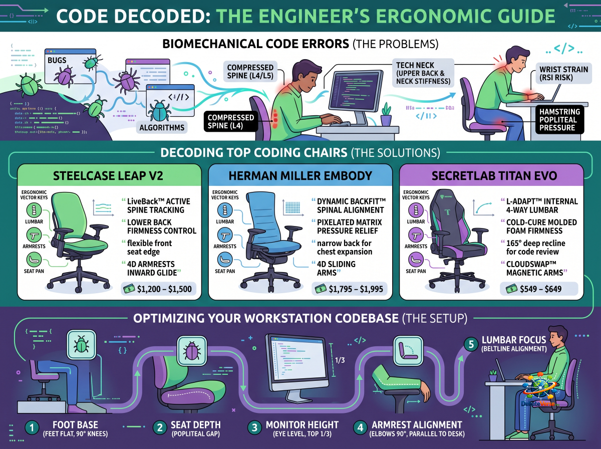 The Best Ergonomic Chairs for Software Engineers: Tested for 10+ Hour Focus Sessions image