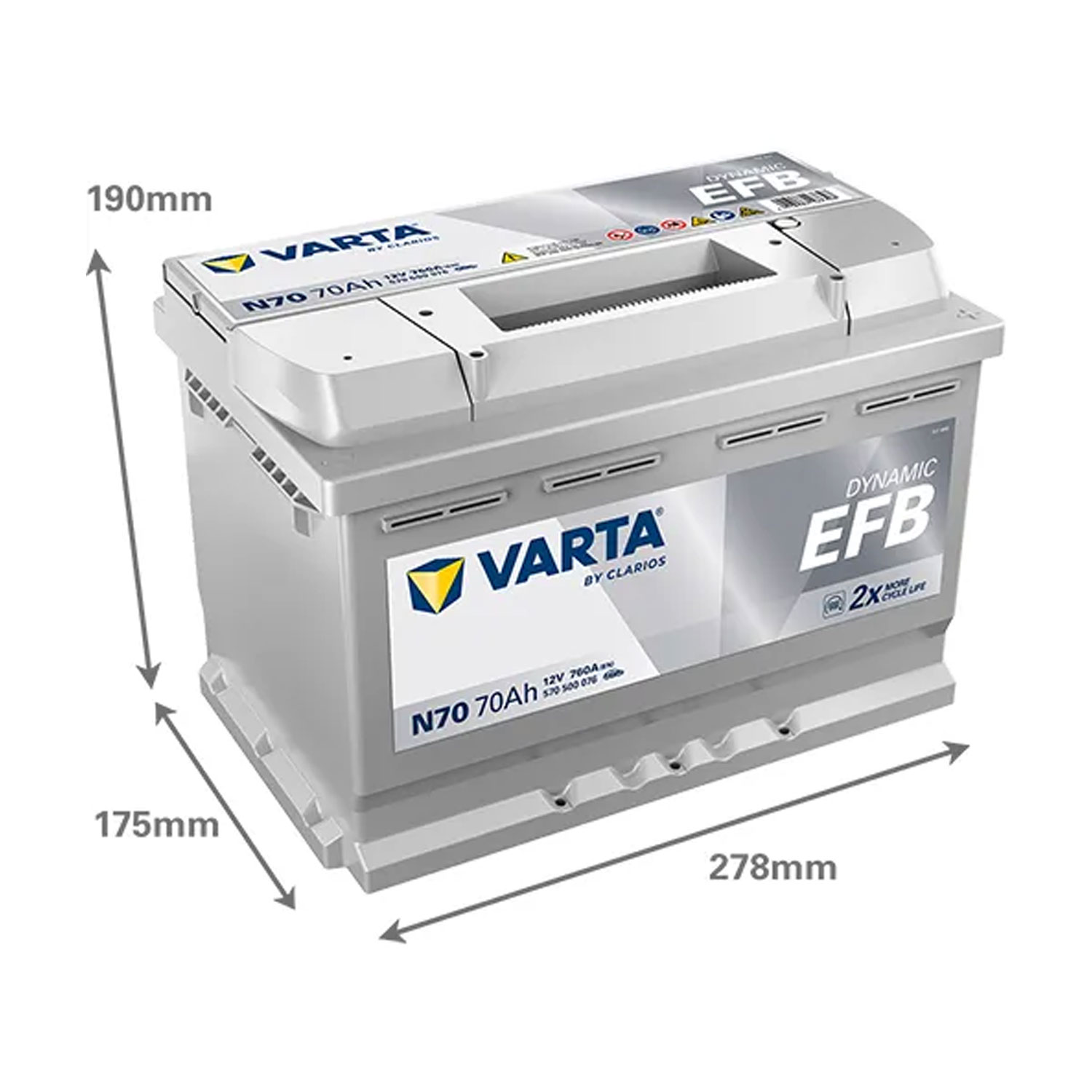 Varta N70