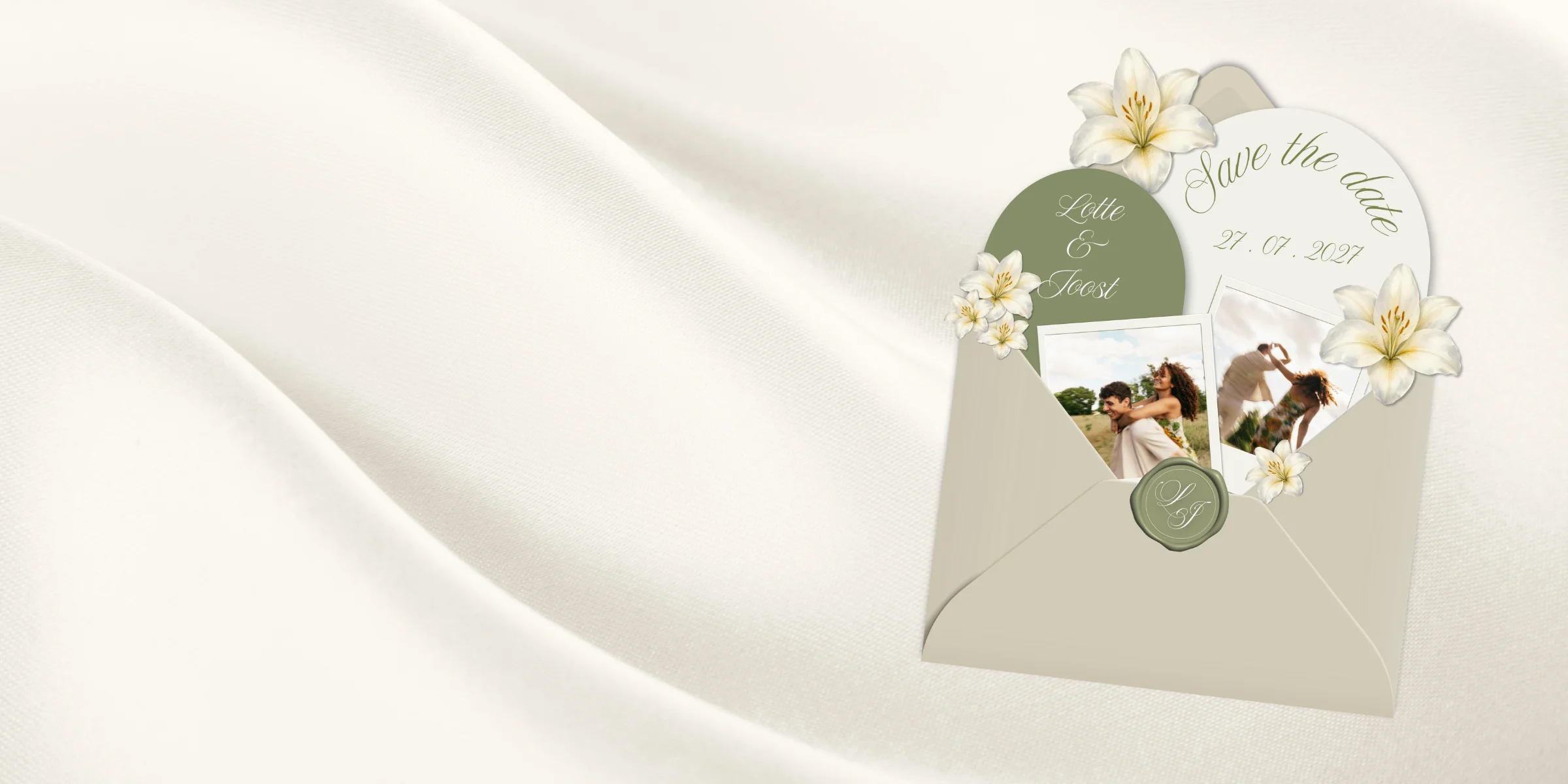 Achtergrond voor Studio Novella | Save the dates & Trouwwebsites