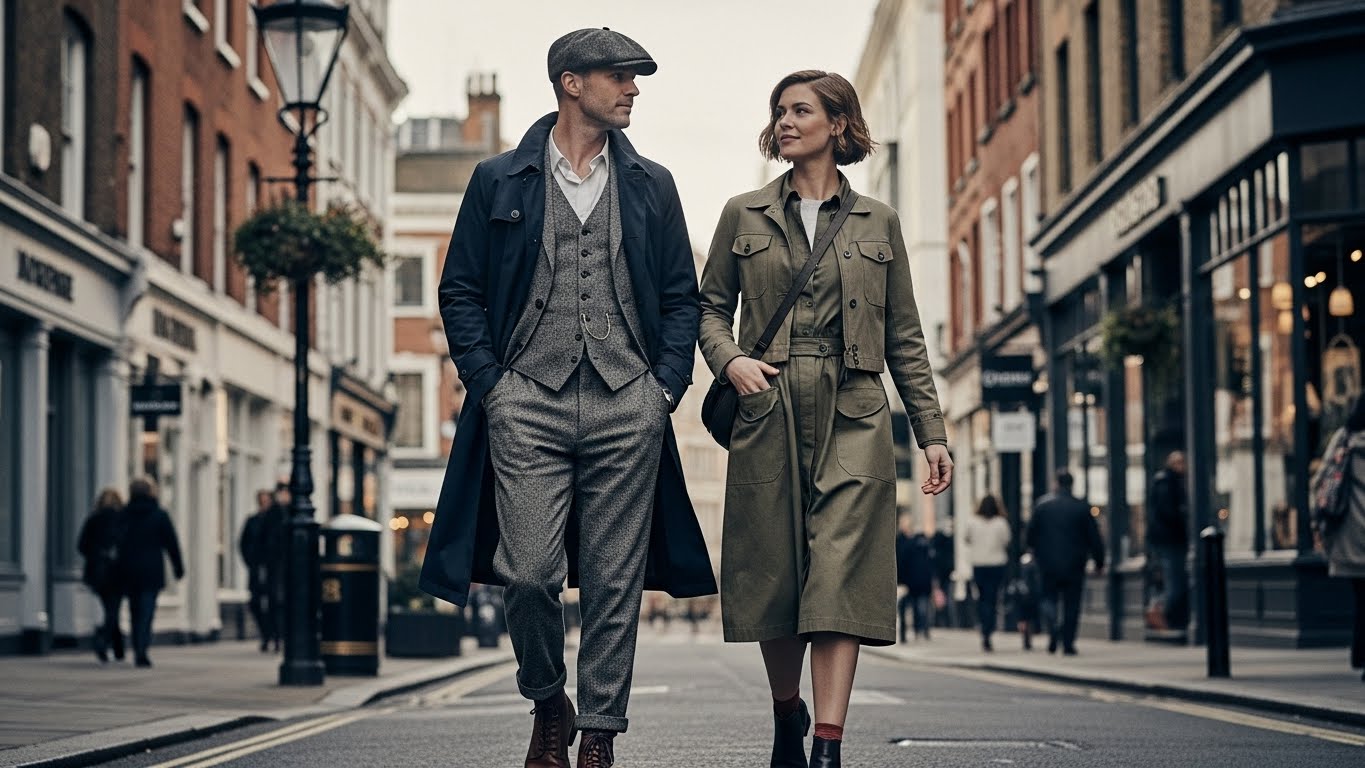 Close-up of canvas workwear fabric