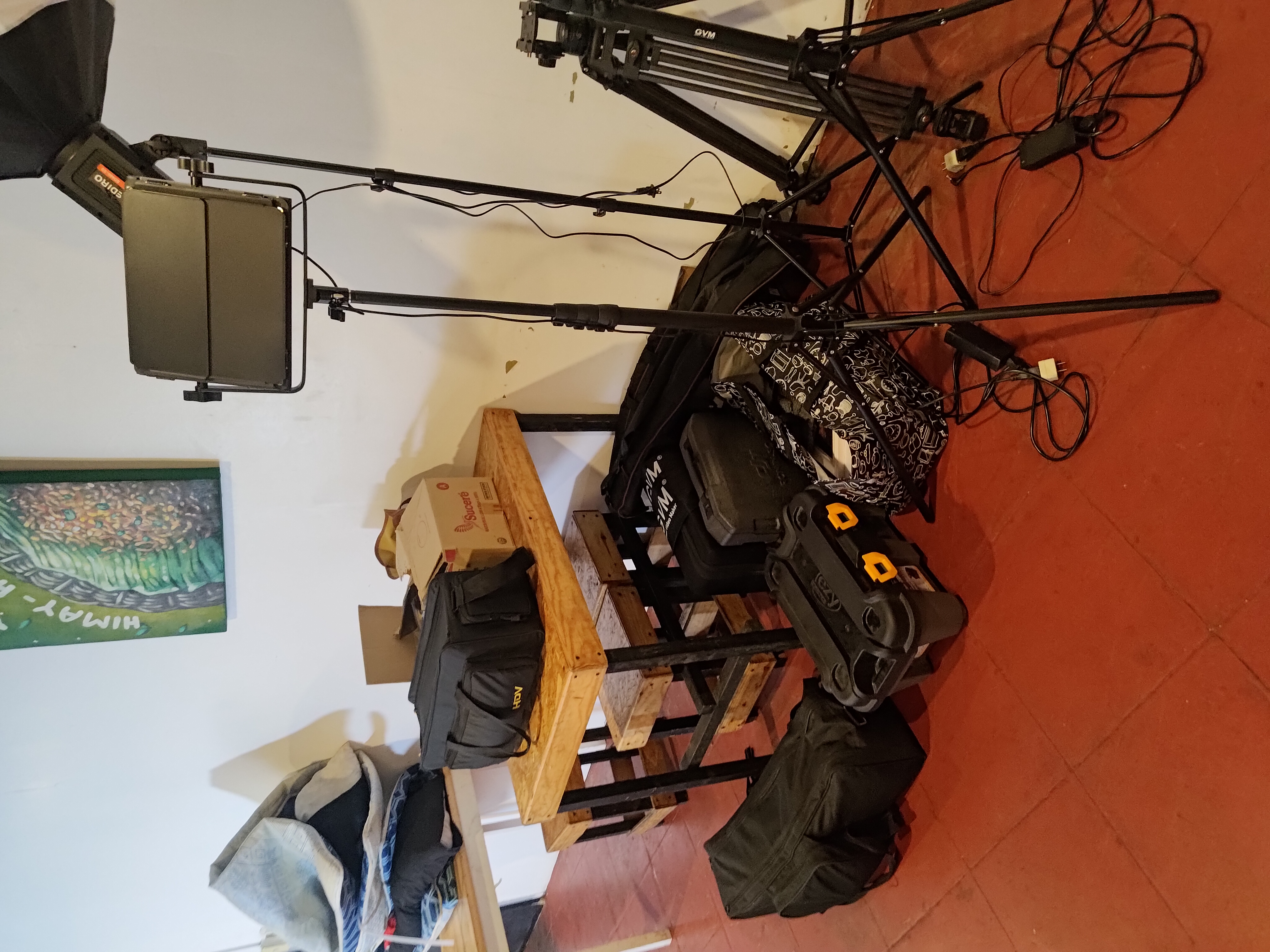 Behind the scenes shot 1