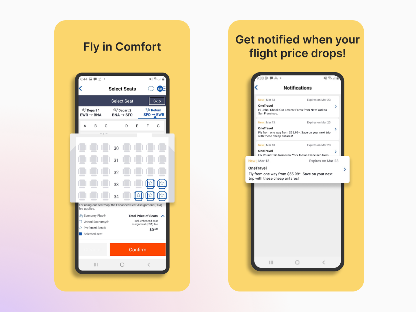 OneTravel: Flights Hotels Cars
