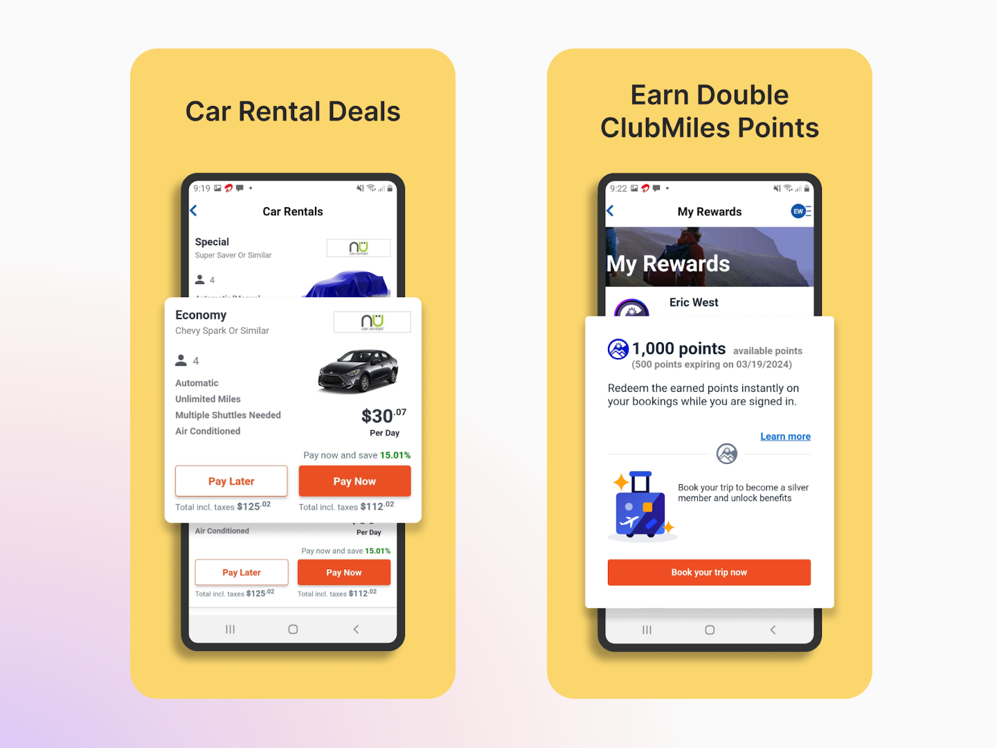 OneTravel: Flights Hotels Cars