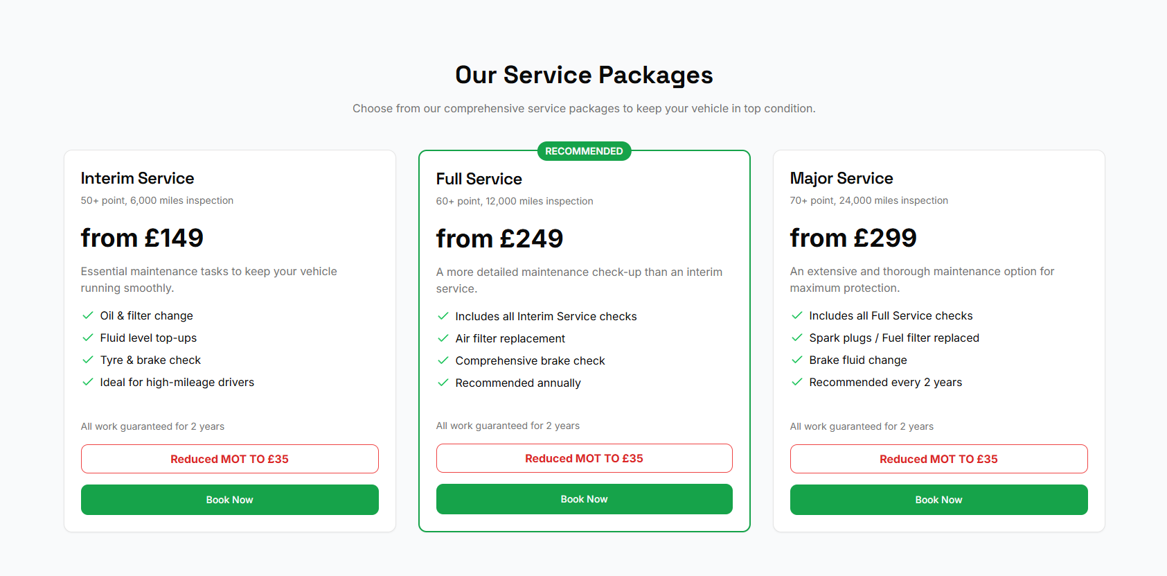 Choosing the Right Service: Interim, Full, or Major?