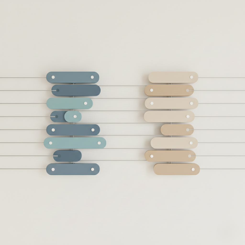 A clear crystal versus a blurred motion streak.