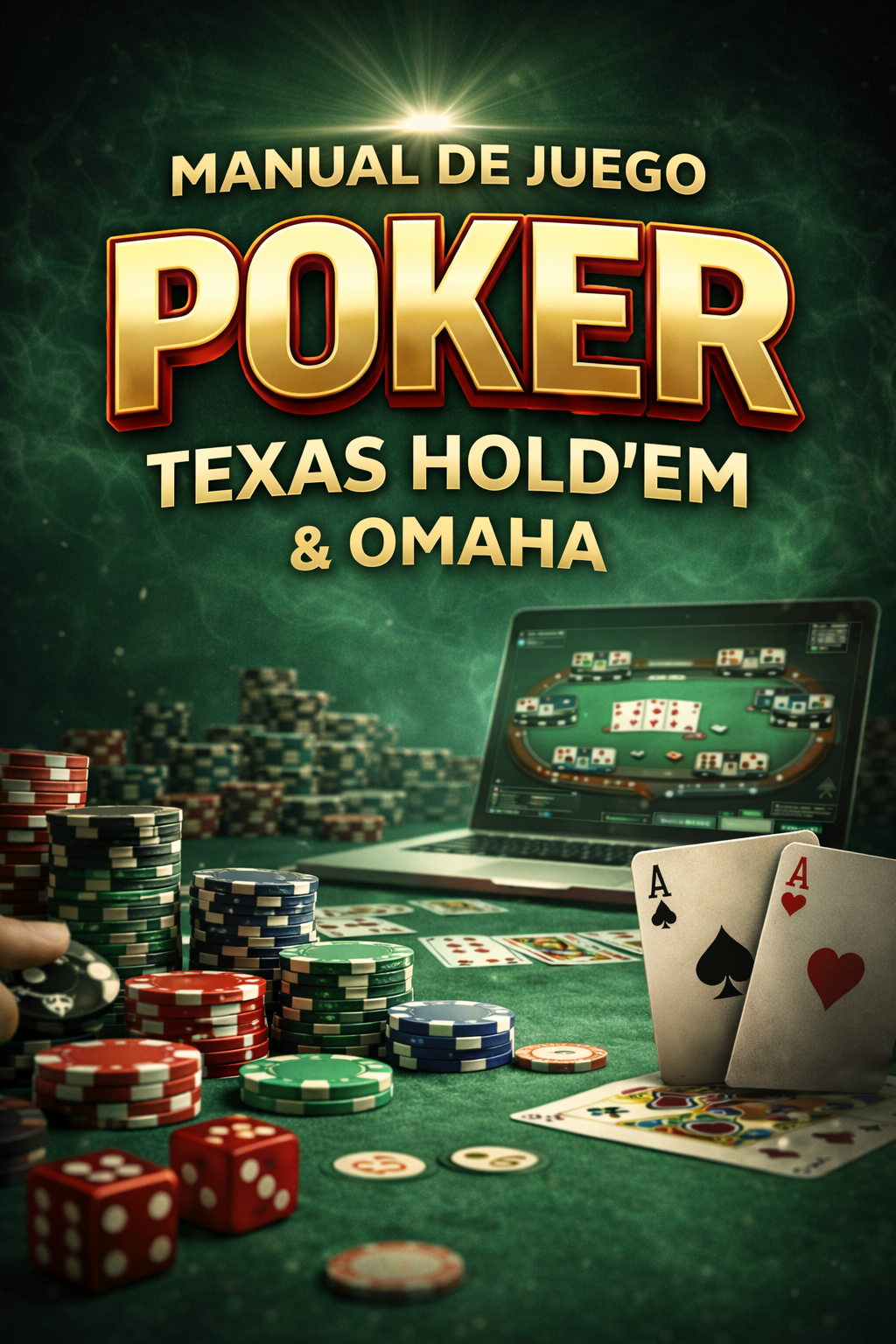 Portada de Manual de juego. Poker Texas Hold’em & Omaha