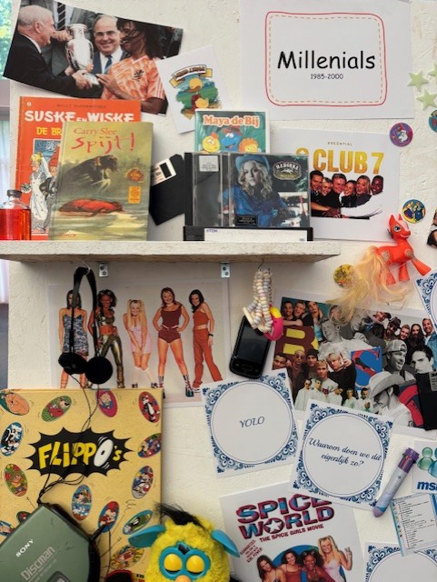 Foto van de Generatiemuur op een congres