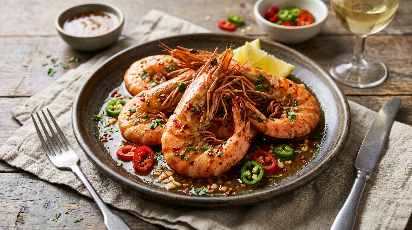 Garlic Chili Shrimp