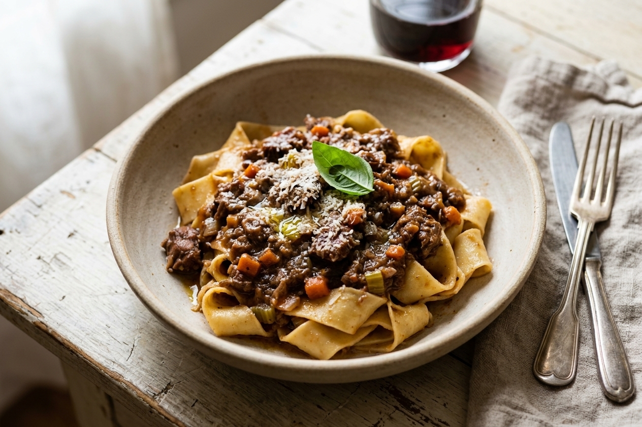 Beef Ragu with Pappardelle