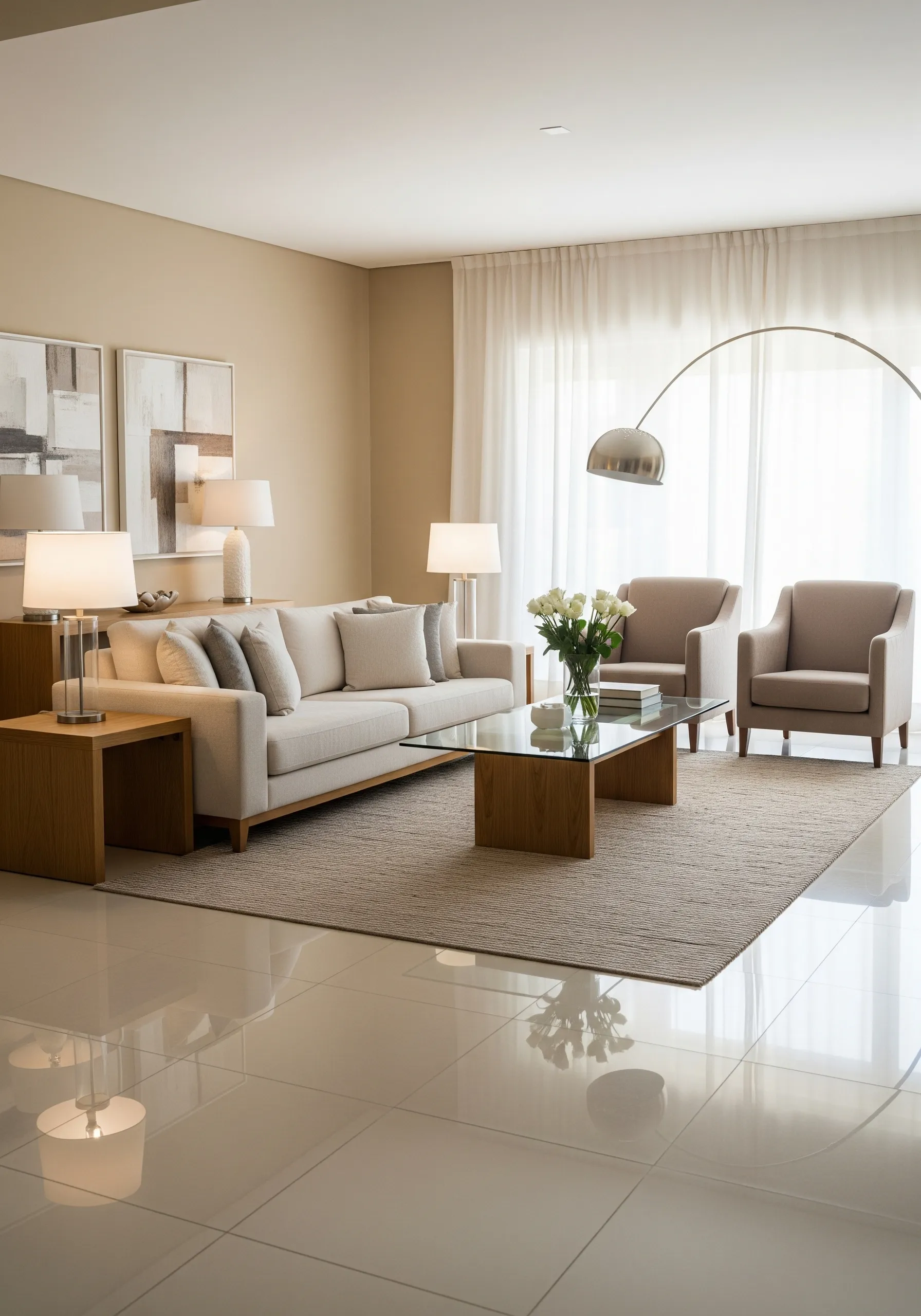 An intricate and colorful mosaic tile pattern.