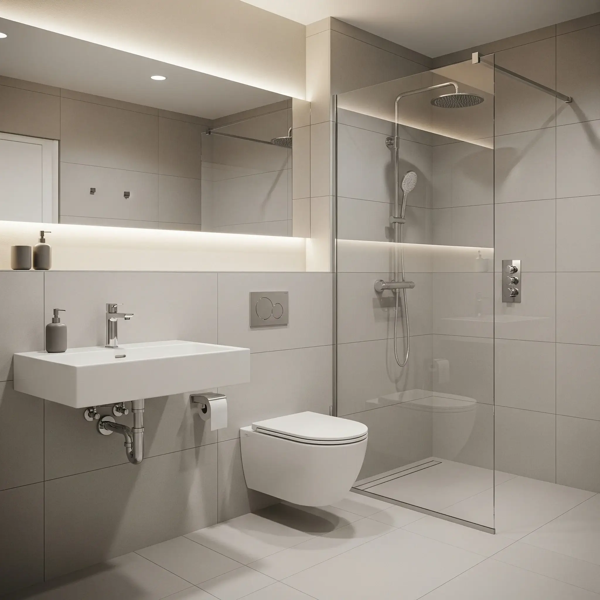 A modern outdoor patio with durable tiles.