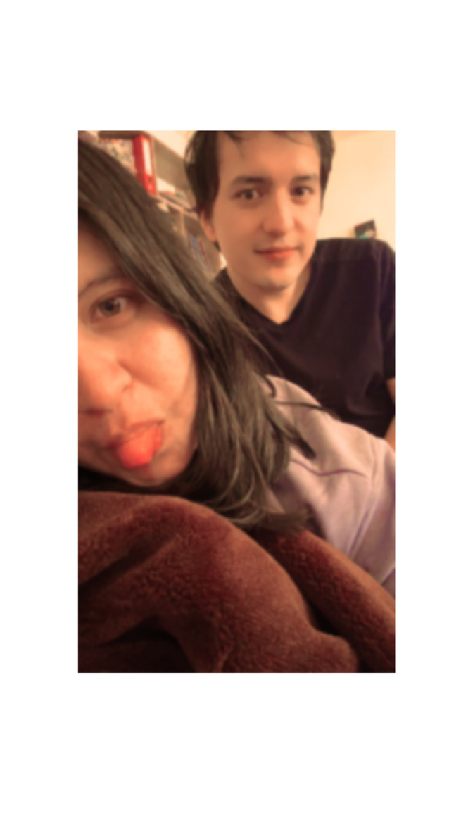 Una familia feliz y unida.