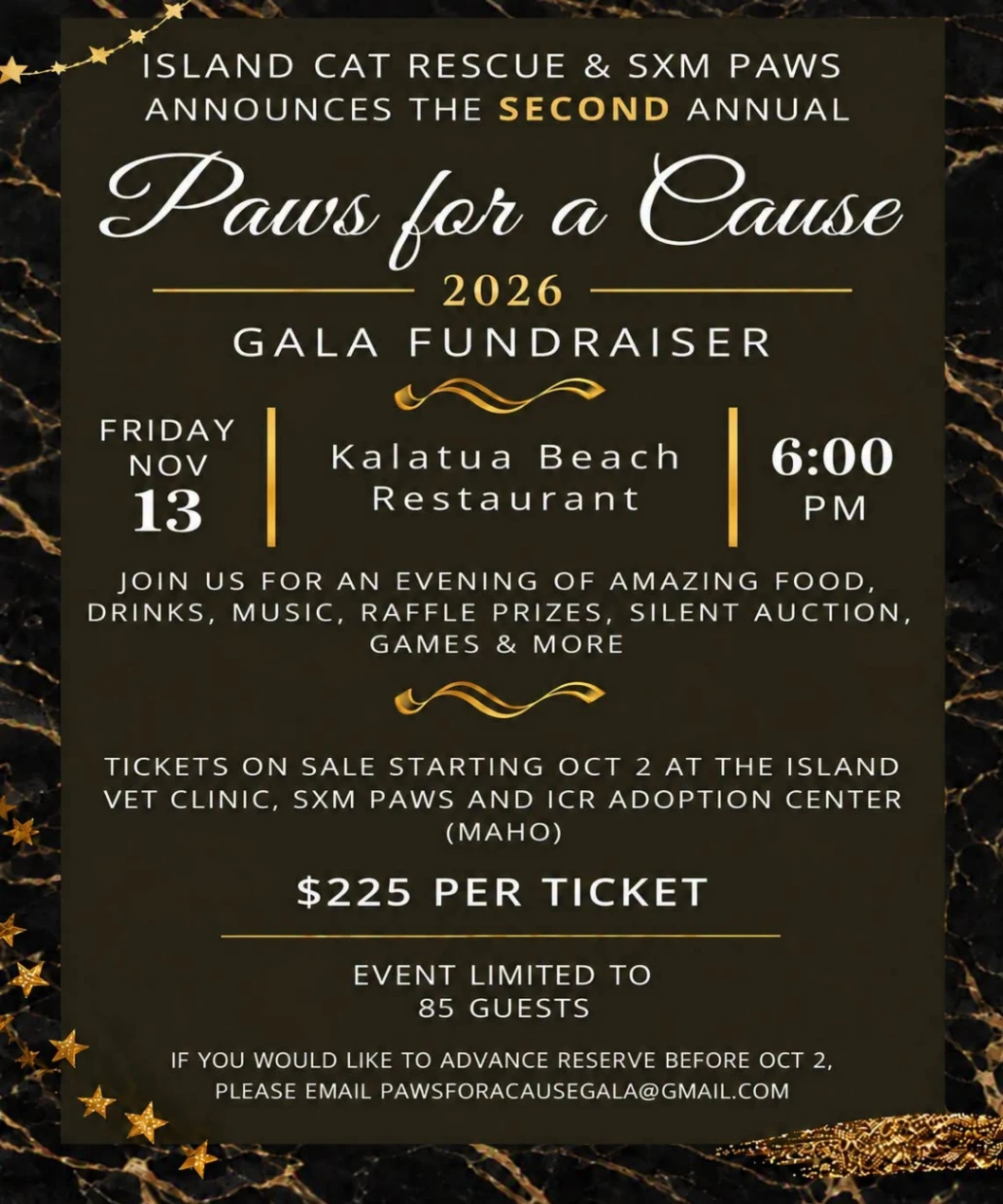 Paws for a Cause Gala Fundraiser