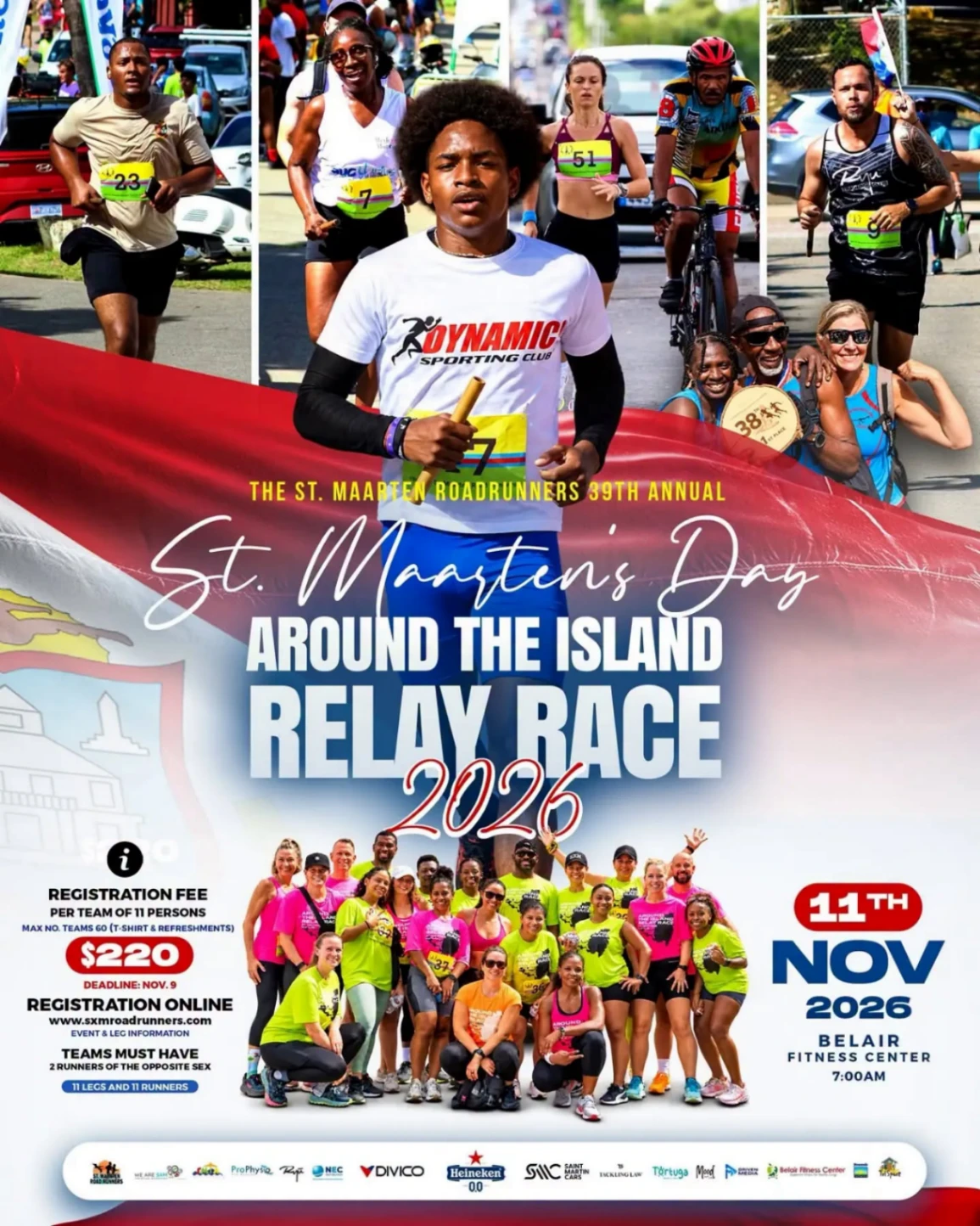 St. Maarten's Day Around The Island Relay Race