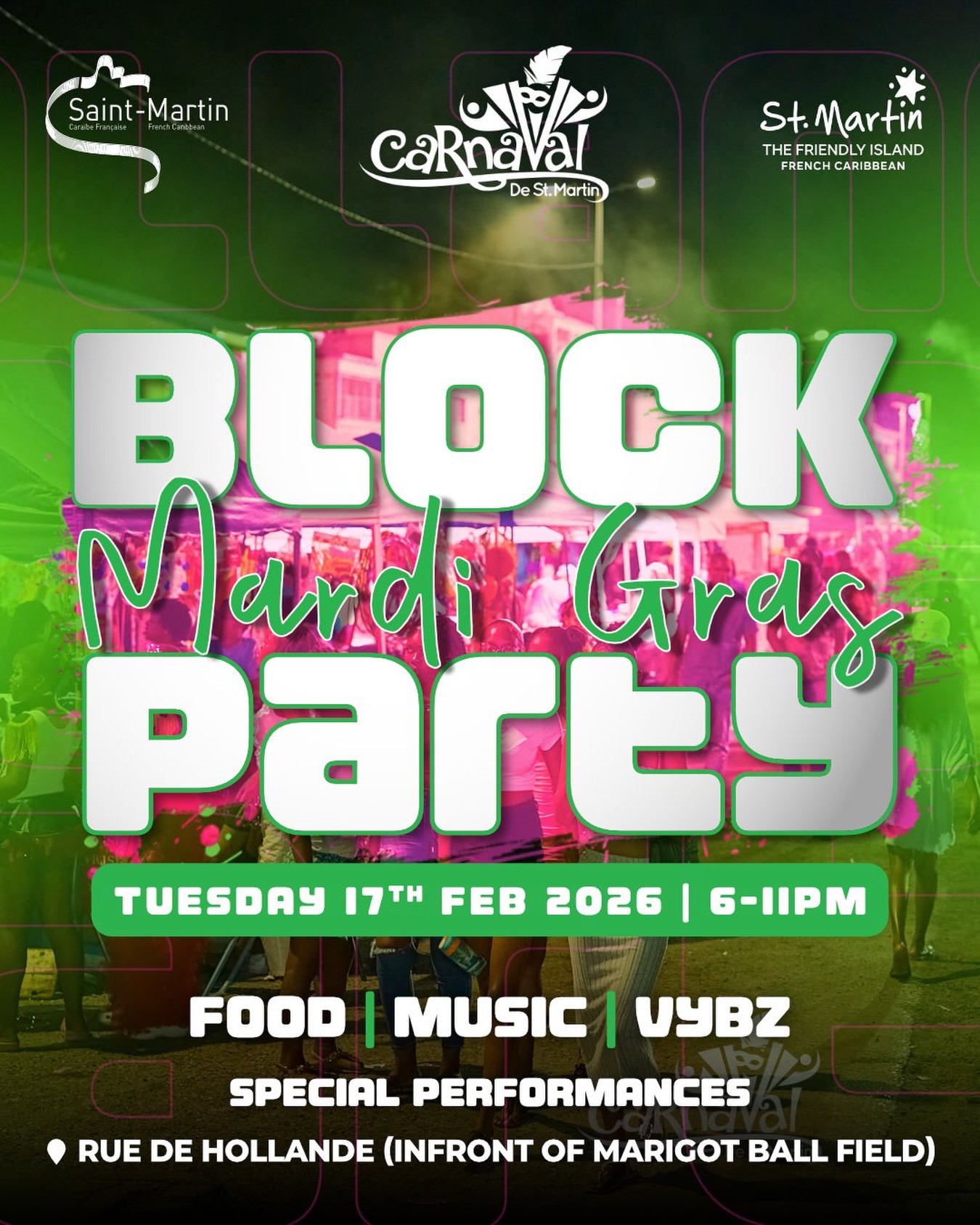 Block Mardi Gras Party